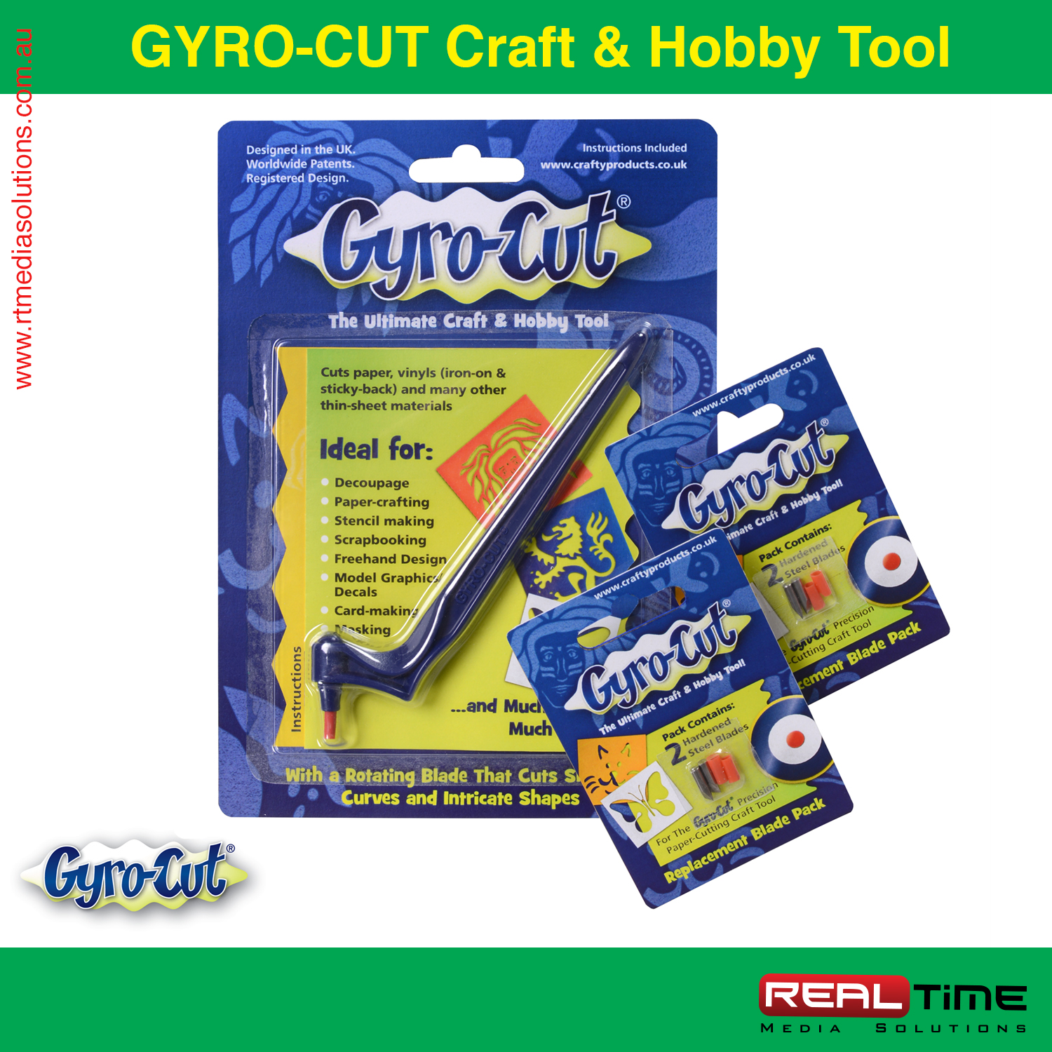 Crafty Products Blue Gyro Cut Craft and Hobby Tool