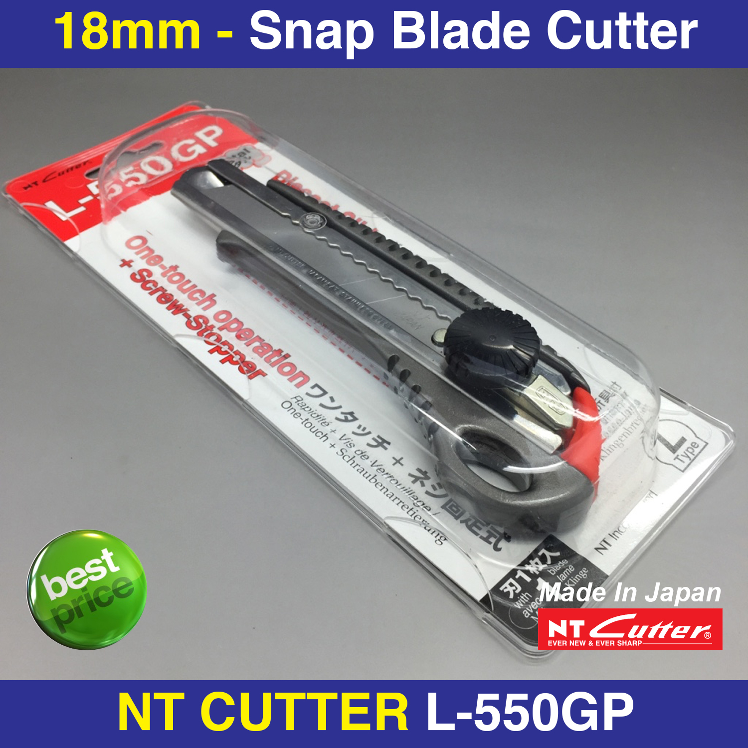NT Cutter L-500 GRP Snap off knife