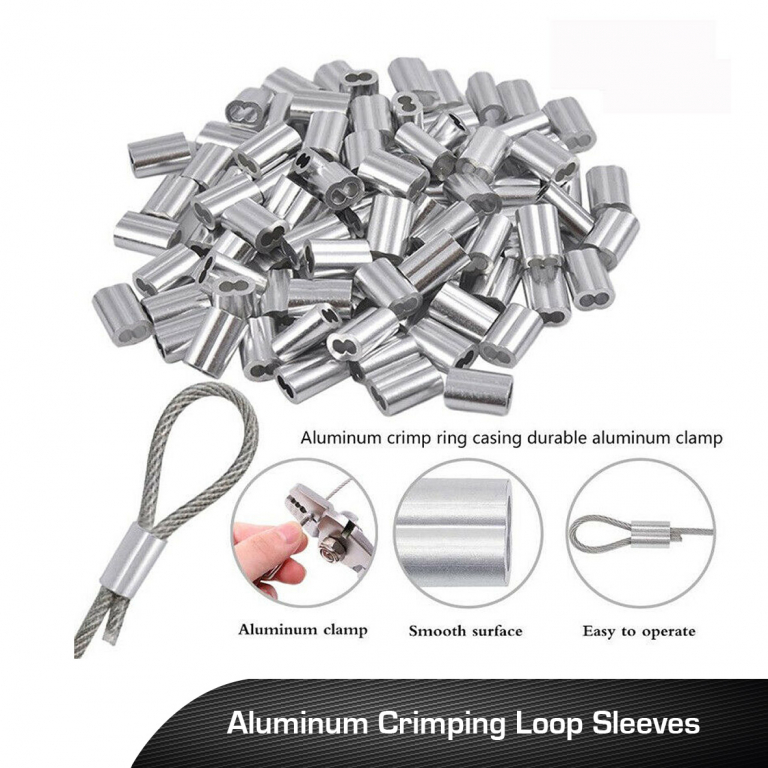 Aluminium Crimping Loop Sleeves - RT Media Solutions