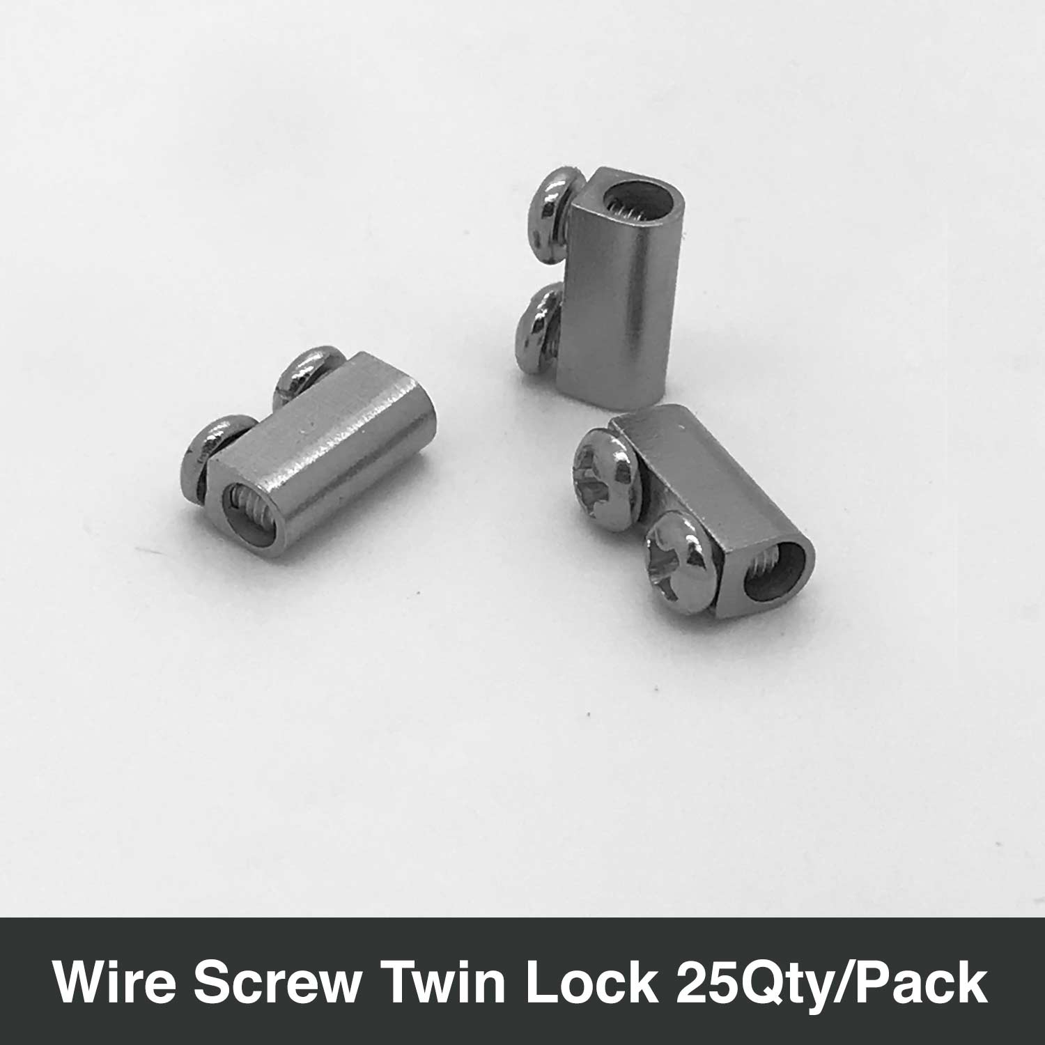 Wire Screw Twin Lock 25Qty/Pack - RT Media Solutions