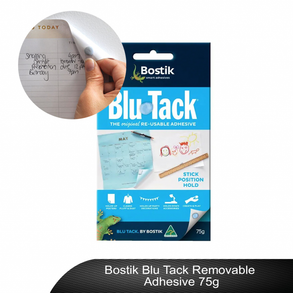 Bostik Blu Tack Removable Adhesive 75g - RT Media Solutions